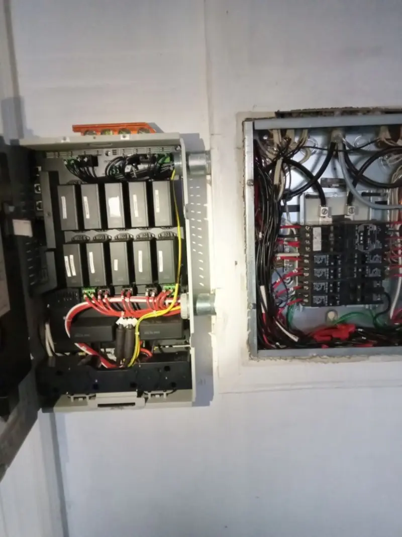 Electrical panel upgrade completed for Ring Doorbell Installation in Sunset Hills